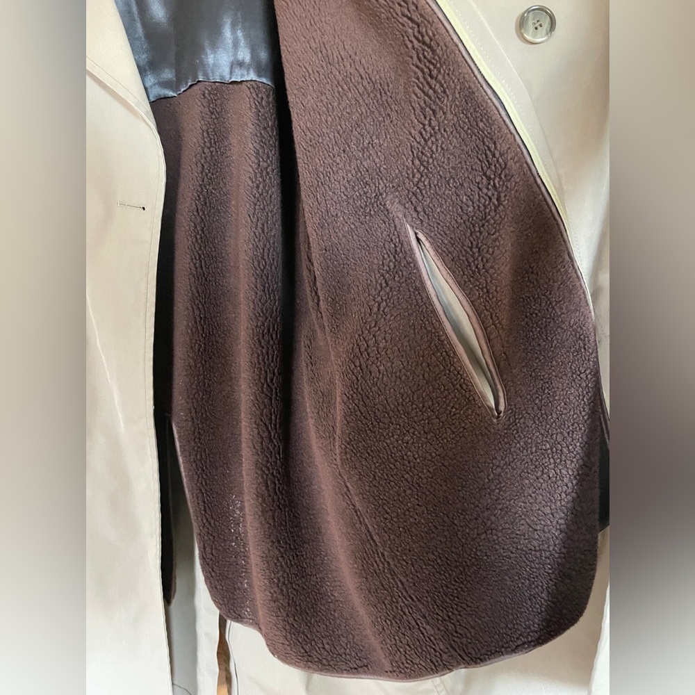 London Fog Maincoat Lined Men’s 44 Regular Tan. Very Good Condition. Vintage! - Picture 4 of 15